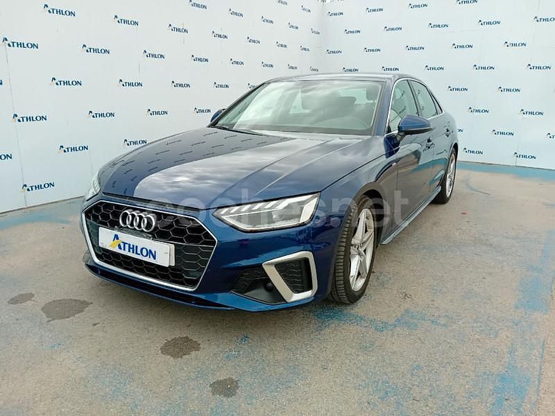 Azul Usado 2021 Audi A4 S-Line Berlina | 29.995 € (Precio justo) - Imagen 1/4