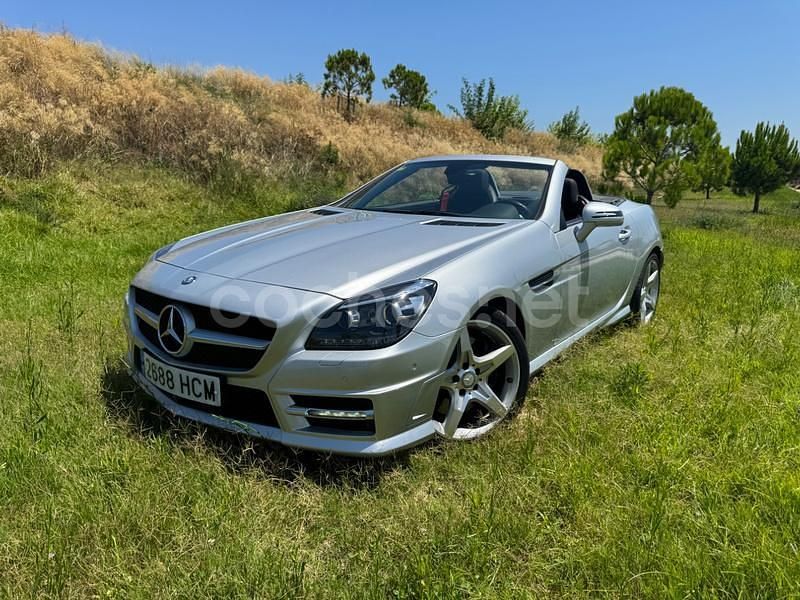 Gris / plata Usado 2011 Mercedes SLK200 Descapotable | 16.000 € (Precio justo) - Imagen 1/4