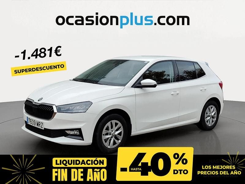 Blanco Usado 2024 Skoda Fabia Selection Berlina | 16.300 € (Super precio) - Imagen 1/4