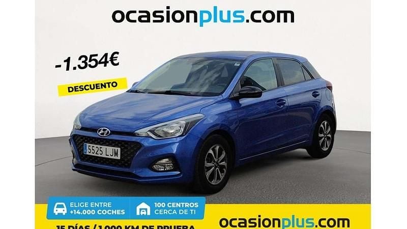 Azul Usado 2020 Hyundai i20 Utilitario | 13.546 € (Precio justo) - Imagen 1/4
