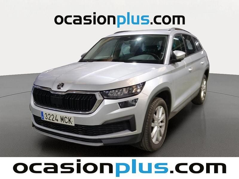 Gris plata Usado 2022 Skoda Kodiaq Ambition SUV | 24.046 € (Super precio) - Imagen 1/4