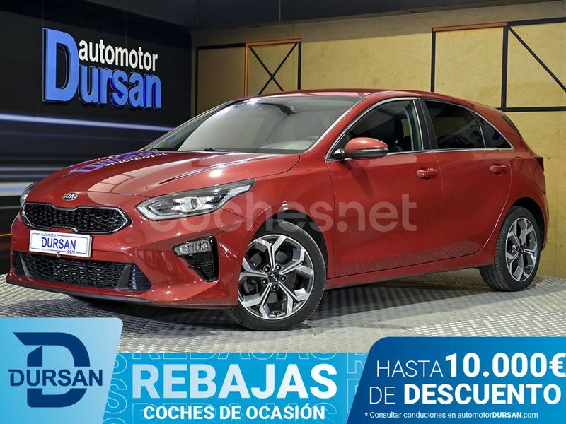 Rojo Usado 2021 Kia Ceed Berlina | 18.490 € (Precio justo) - Imagen 1/4