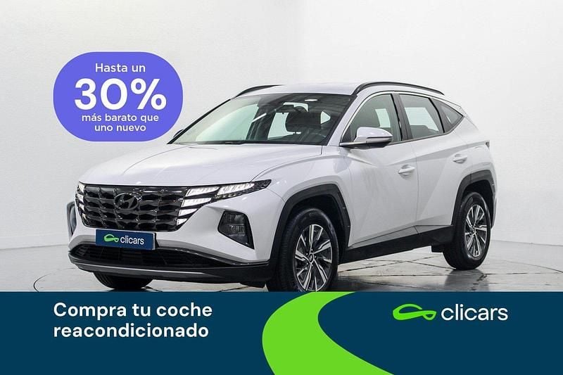 Blanco Usado 2021 Hyundai Tucson SUV | 22.990 € (Precio justo) - Imagen 1/4