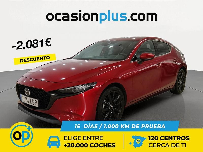 Rojo Usado 2019 Mazda 3 | 22.900 € (Precio justo) - Imagen 1/4