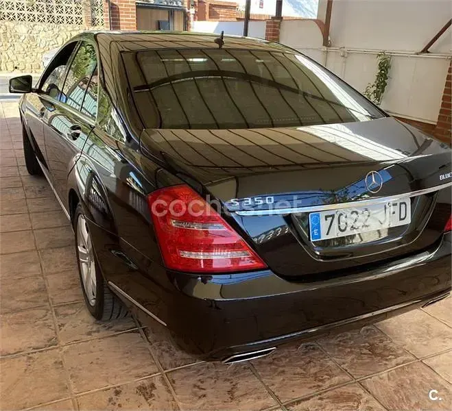 Usado Mercedes S350 258 CV (189 kW) 2012 Negro Berlina