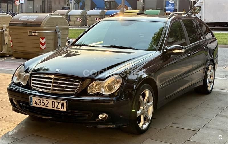 Negro Usado 2006 Mercedes C180 Sport Edition Familiar | 3000 € (Super precio) - Imagen 1/1