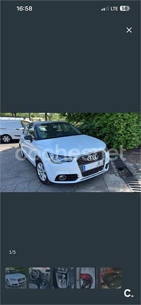 Usado Audi A1 Sportback 140 CV (102 kW) 2014 Blanco Utilitario
