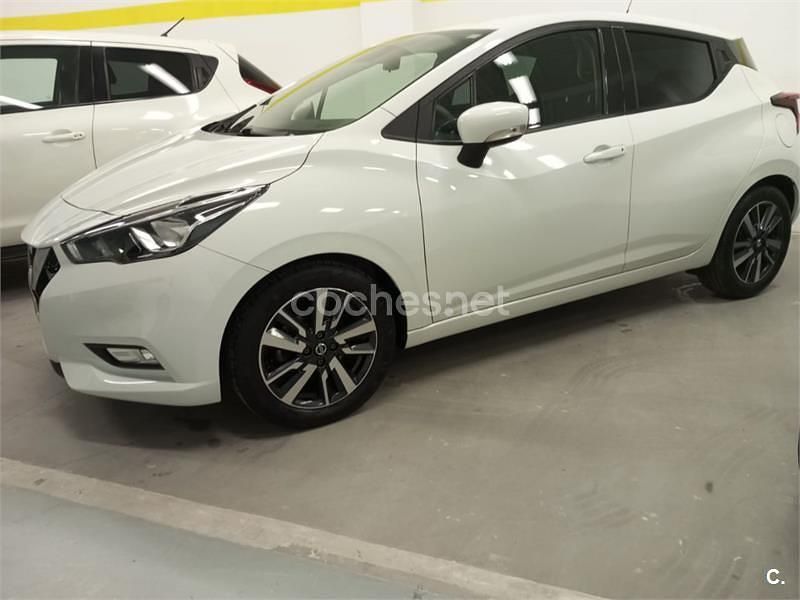 Usado Nissan Micra Acenta 73 CV (53 kW) 2018 Blanco Berlina