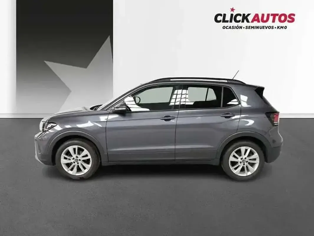 Usado VW T-Cross 95 CV (69 kW) 2024 Gris SUV