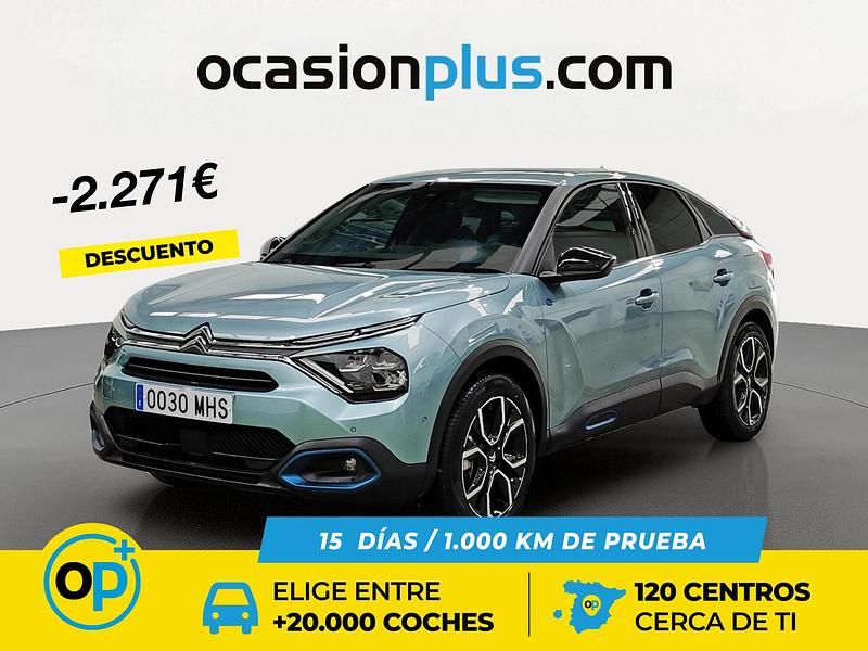 Azul Usado 2023 Citroën e-C4 Shine SUV | 24.990 € - Imagen 1/4