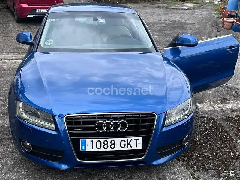 Usado Audi A5 Premium 240 CV (176 kW) 2009 Azul Coupe