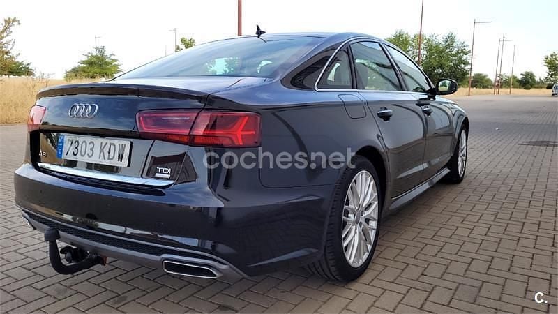 Usado Audi A6 S-Line 190 CV (139 kW) 2017 Negro Berlina