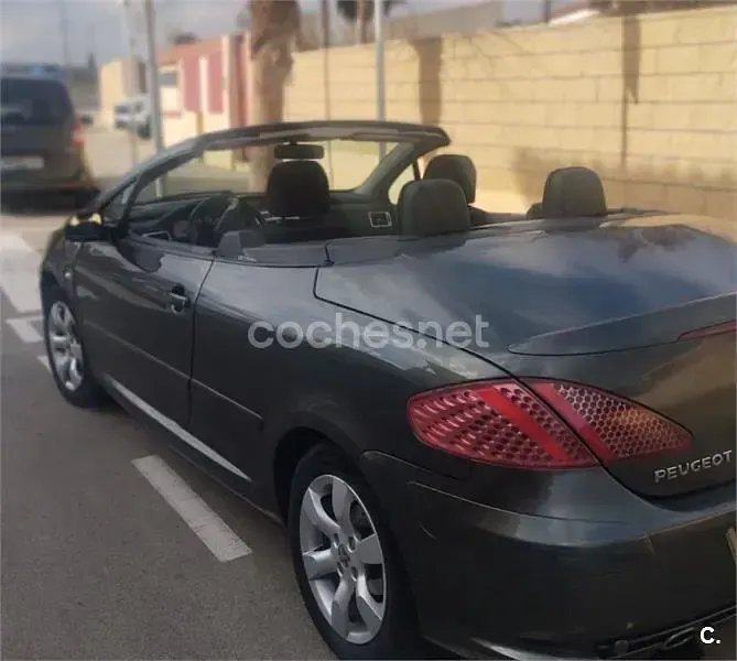 Usado Peugeot 307 CC 110 CV (80 kW) 2007 Verde Descapotable