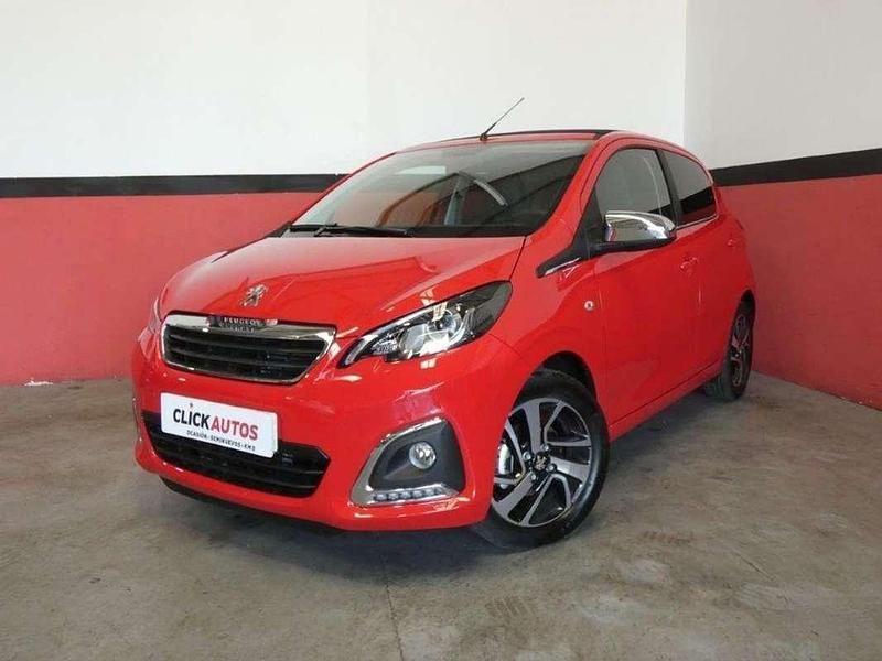 Rojo Usado 2021 Peugeot 108 Allure Utilitario | 9750 € (Precio justo) - Imagen 1/4