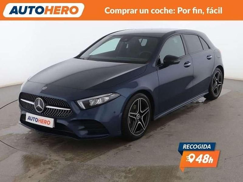 Usado Mercedes A220 AMG line 136 CV (100 kW) 2022 Azul Berlina