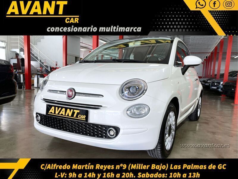 Blanco Usado 2018 Fiat 500 Lounge Utilitario | 9490 € (Precio justo) - Imagen 1/4