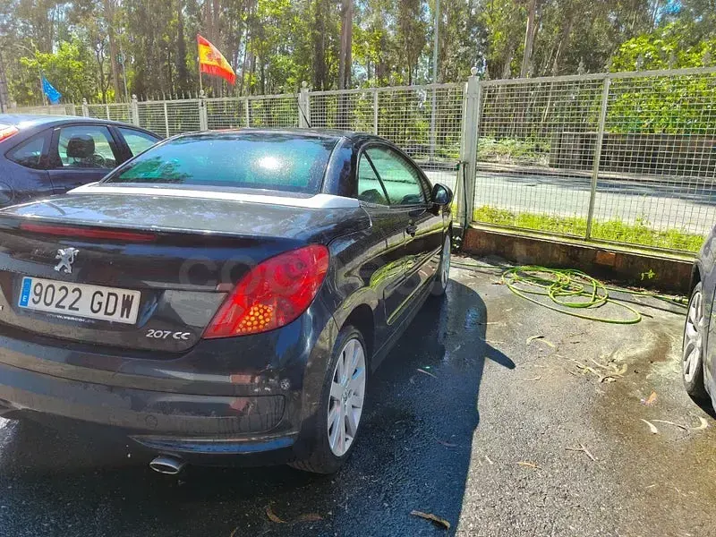 Begagnad Peugeot 207 CC Sport 110 HK (80 kW) 2008 Svart Cab