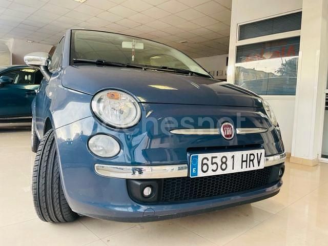 Usado Fiat 500 69 CV (50 kW) 2013 Azul Berlina