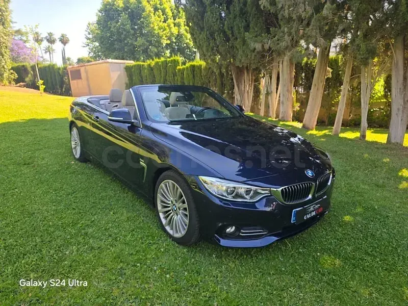 Usado BMW 420 Luxury Line 190 CV (139 kW) 2016 Azul Descapotable