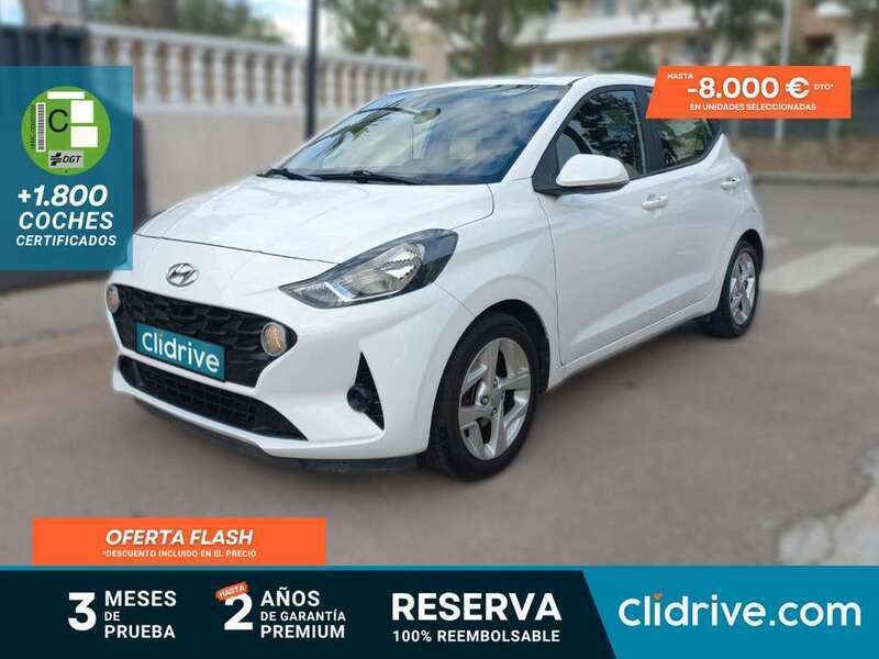 Blanco Usado 2021 Hyundai i10 Utilitario | 9890 € (Buen precio) - Imagen 1/3