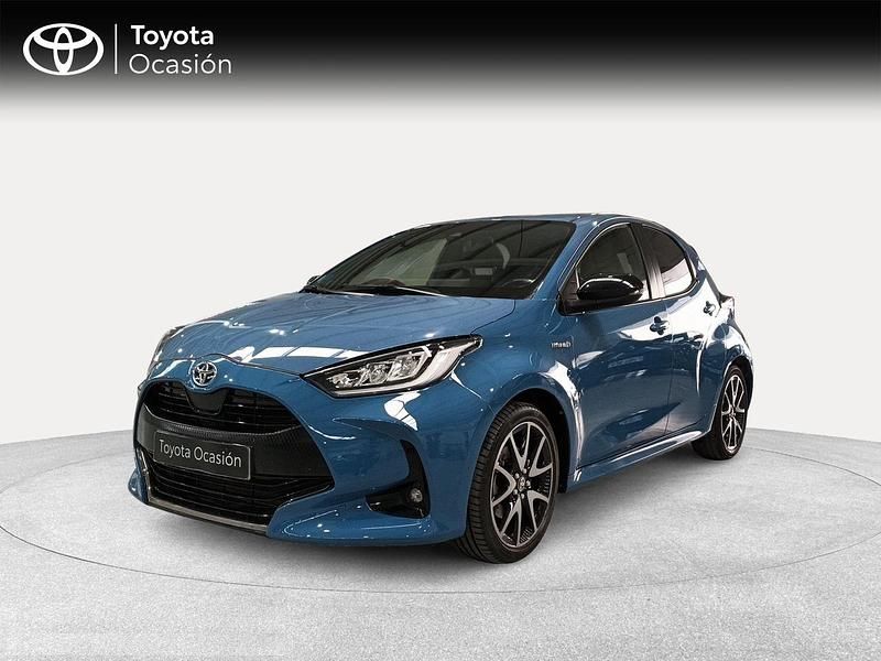 Azul Usado 2021 Toyota Yaris Hybrid Style Berlina | 19.500 € (Precio justo) - Imagen 1/4