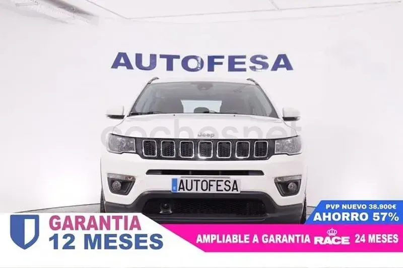 Usado Jeep Compass Longitude 140 CV (102 kW) 2020 Blanco SUV