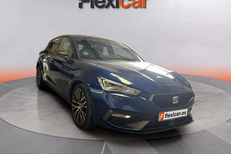 Azul Usado 2021 Seat Leon FR Berlina | 20.990 € (Un poco caro) - Imagen 1/4