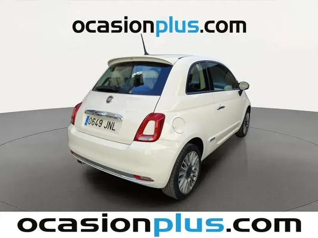 Usado Fiat 500 Lounge 69 CV (50 kW) 2016 Blanco Utilitario