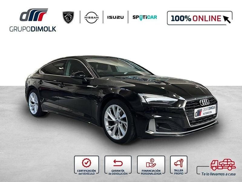 Usado Audi A5 Sportback Advanced 163 CV (119 kW) 2020 Negro Utilitario
