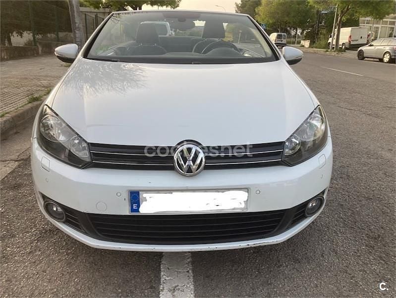 Usado VW Golf Cabriolet 105 CV (77 kW) 2012 Blanco Descapotable