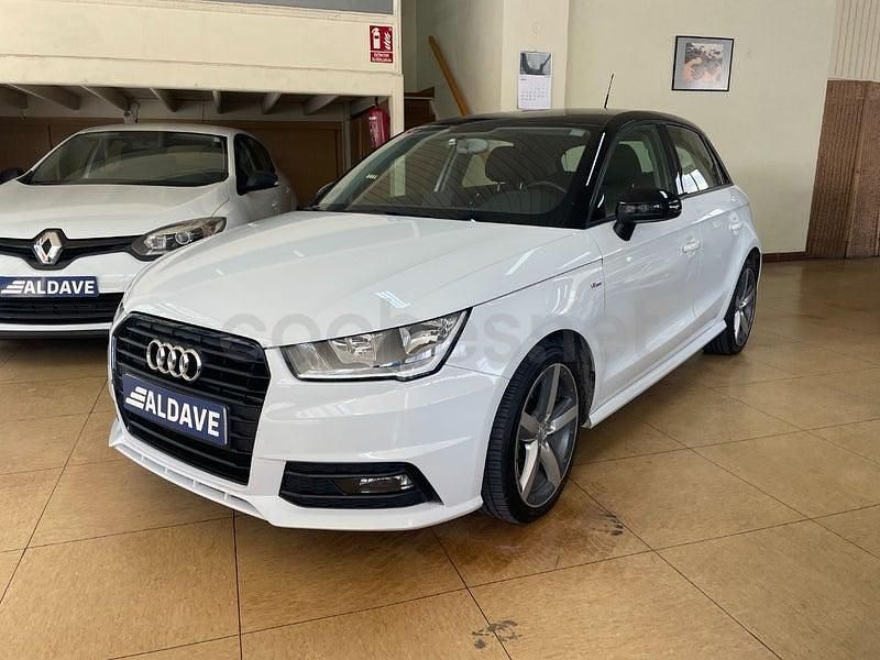 Usado Audi A1 Sportback S-Line 90 CV (66 kW) 2017 Blanco Utilitario