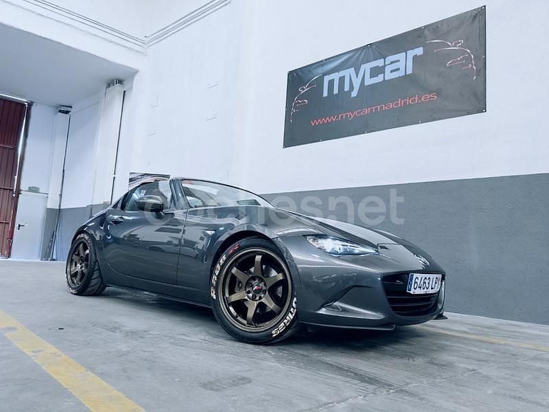 Gris / plata Usado 2017 Mazda MX5 Inclusive Descapotable | 22.990 € (Precio justo) - Imagen 1/4