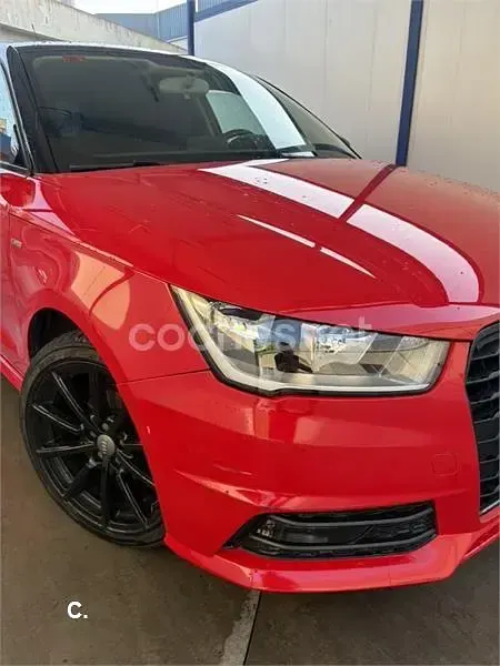 Usado Audi A1 Sportback S-Line 95 CV (69 kW) 2018 Rojo Utilitario