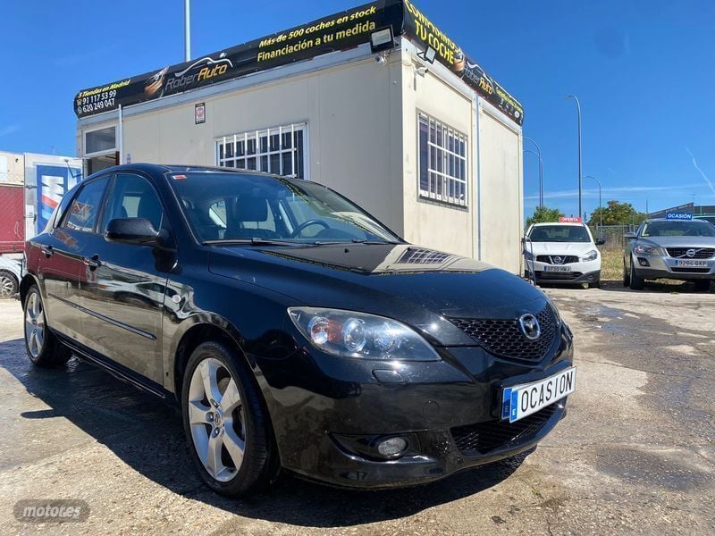 Usado Mazda 3 Sportive 150 CV (110 kW) 2006 Negro Berlina