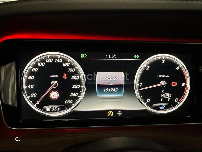 Usado Mercedes S350 258 CV (189 kW) 2014 Negro Berlina