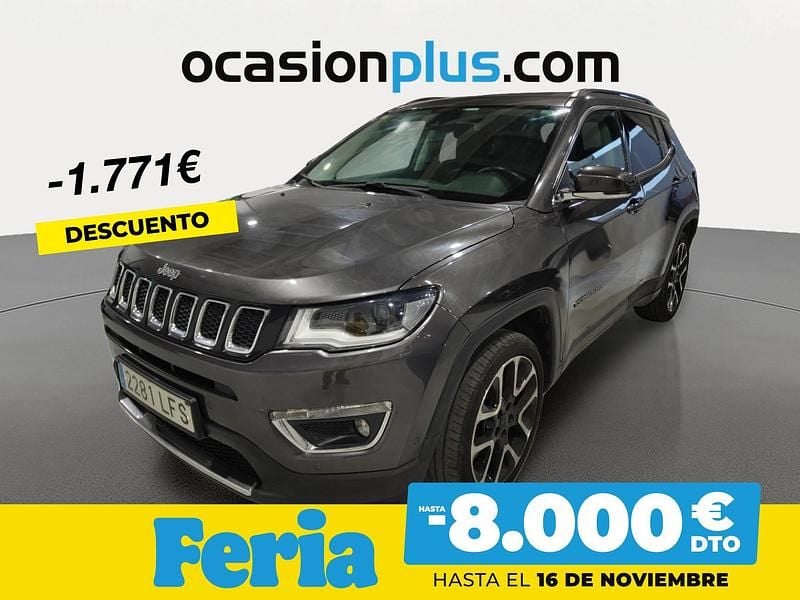 Gris Usado 2020 Jeep Compass Limited SUV | 19.490 € (Precio justo) - Imagen 1/4