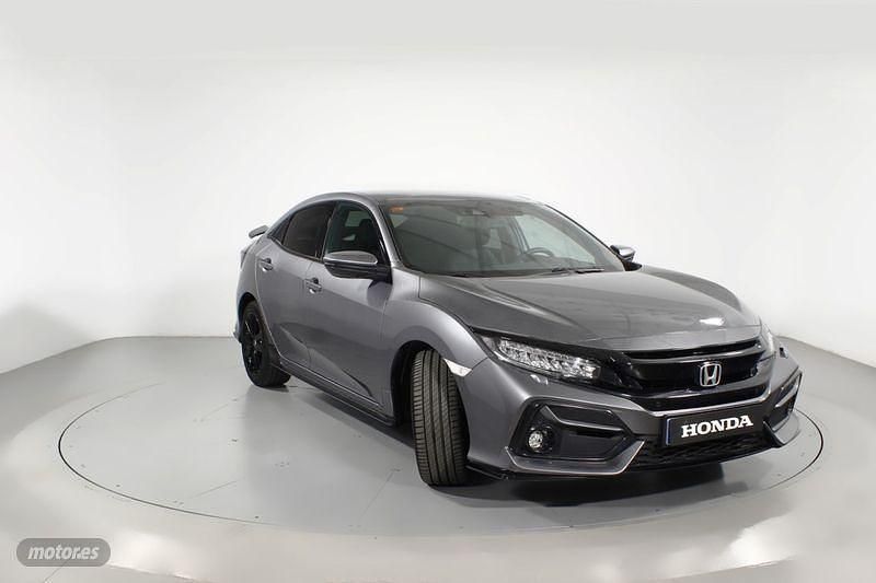 Gris Usado 2021 Honda Civic Executive Berlina | 22.500 € (Precio justo) - Imagen 1/4