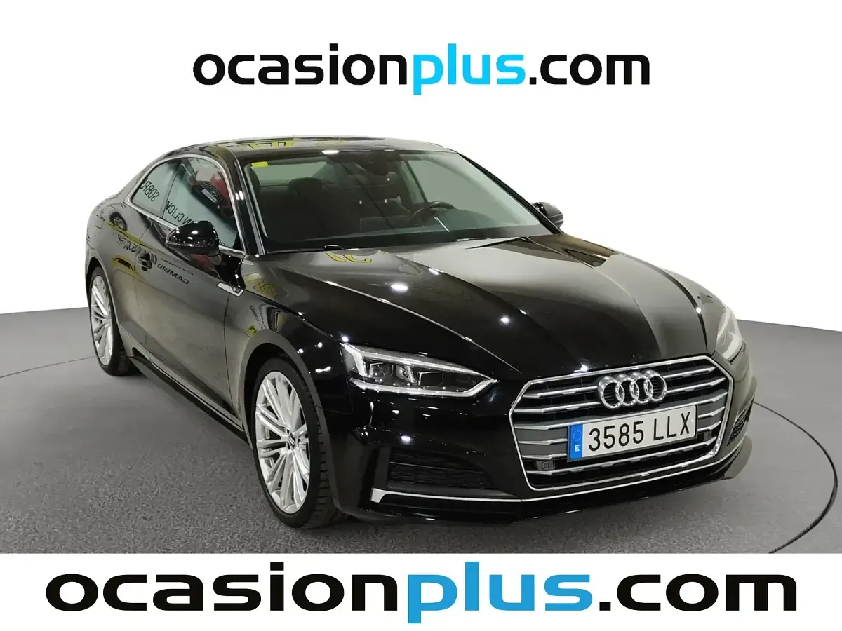 Käytetty Audi A5 S-Line 150 HP (110 kW) 2020 Musta Coupe - kaksiovinen