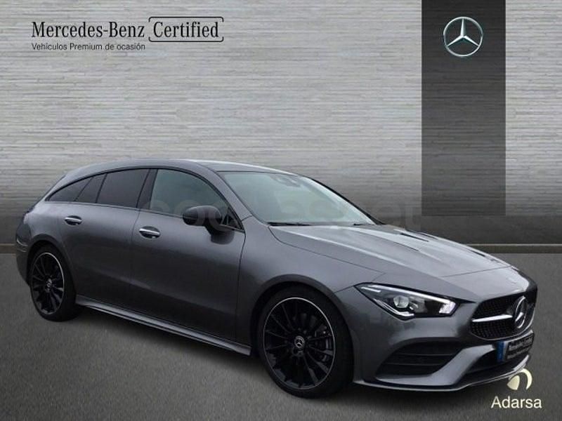 Usado Mercedes CLA200 150 CV (110 kW) 2019 Gris / plata Berlina
