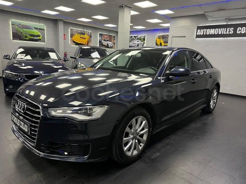 Usado Audi A6 218 CV (160 kW) 2015 Azul Berlina