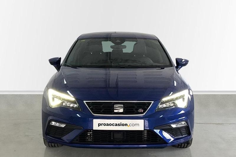 Usado Seat Leon Black Edition 150 CV (110 kW) 2020 Azul Berlina