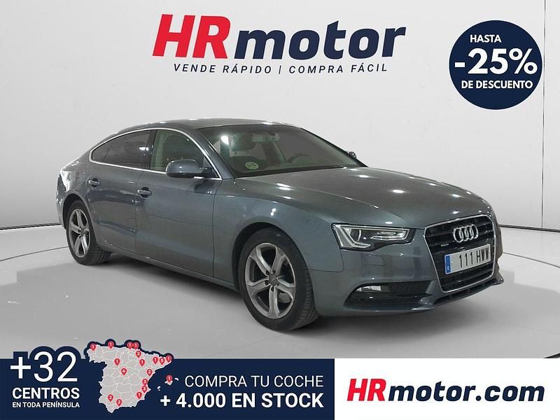 Usado Audi A5 177 CV (130 kW) 2014 Gris Coupe