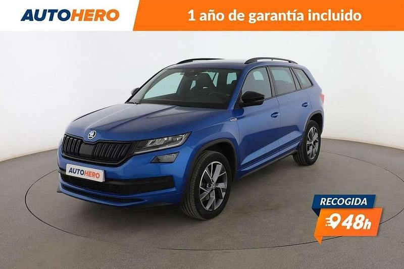 Azul Usado 2021 Skoda Kodiaq SportLine SUV | 27.904 € (Buen precio) - Imagen 1/3