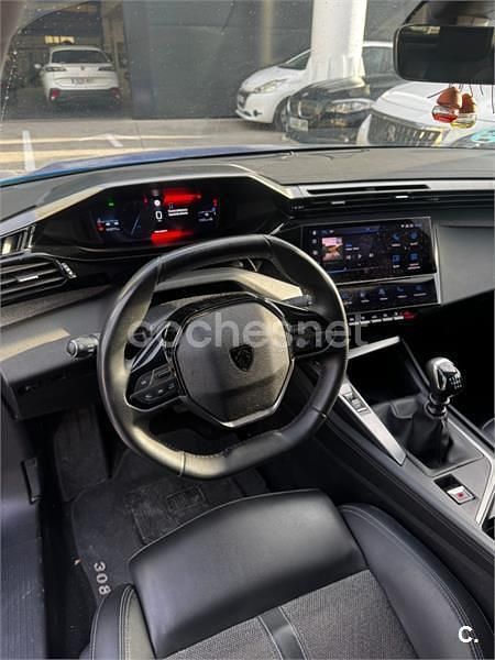 Usado Peugeot 308 Allure 130 CV (95 kW) 2021 Azul Berlina