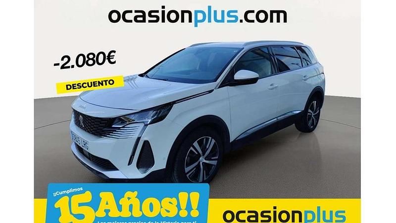 Blanco Usado 2021 Peugeot 5008 Allure Monovolumen | 19.991 € (Precio justo) - Imagen 1/4