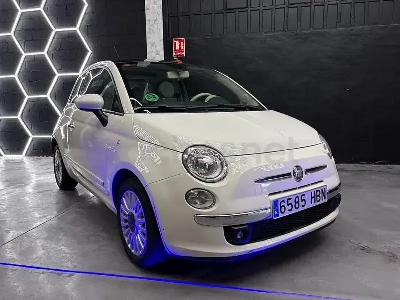 Usado Fiat 500 69 CV (50 kW) 2012 Blanco Berlina
