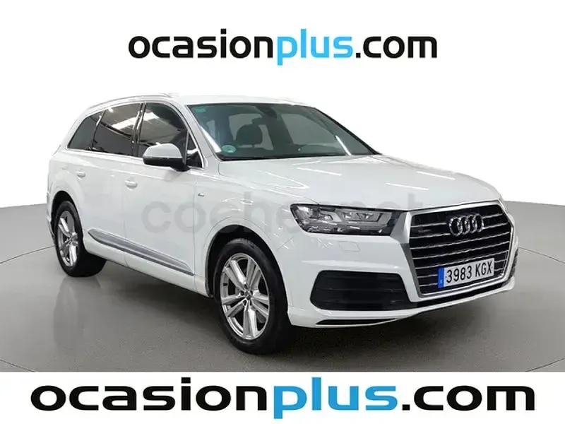 Usado Audi Q7 S-Line 272 CV (200 kW) 2018 Blanco SUV