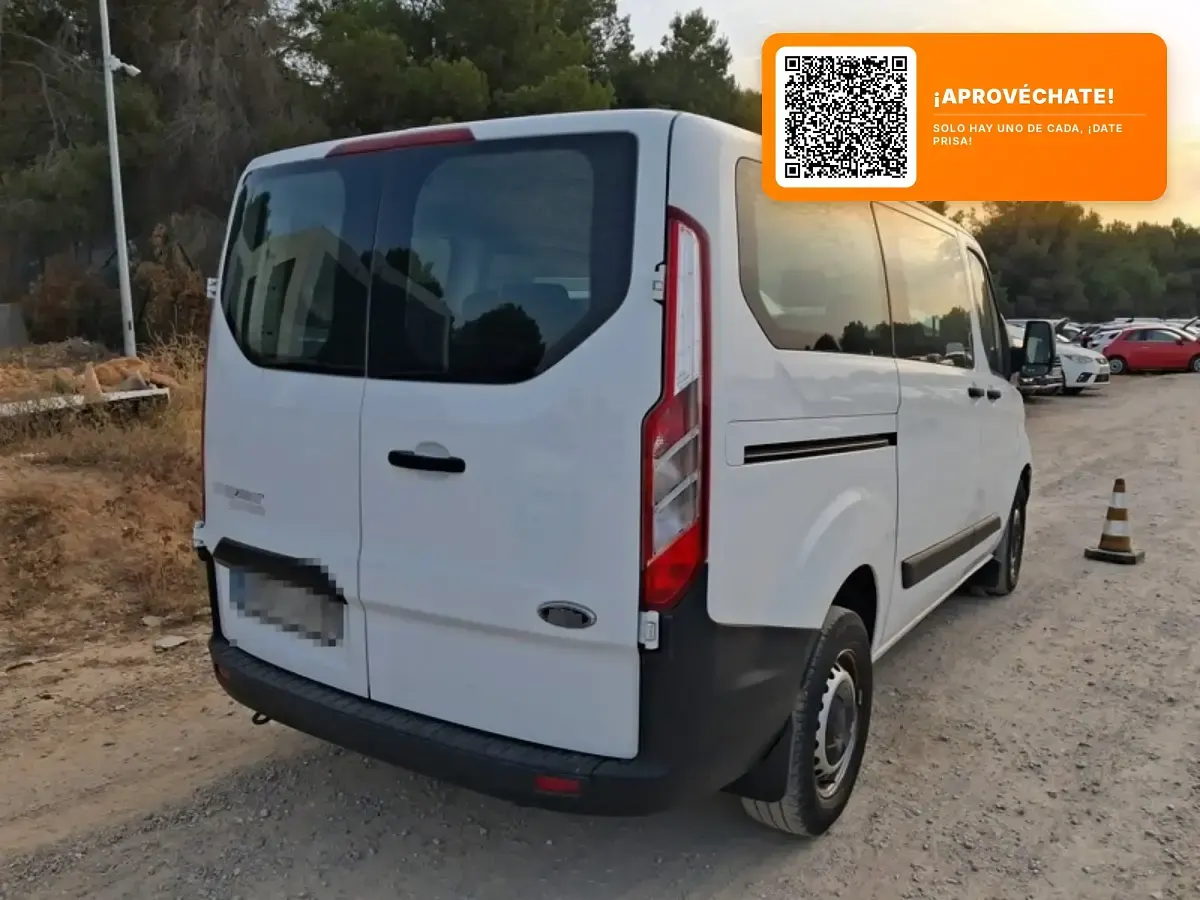 Usado Ford Transit Custom Trend 105 CV (77 kW) 2020 Blanco Familiar