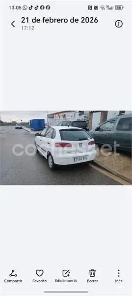 Usado Seat Ibiza Stella 100 HP (73 kW) 2002 Branco Citadino