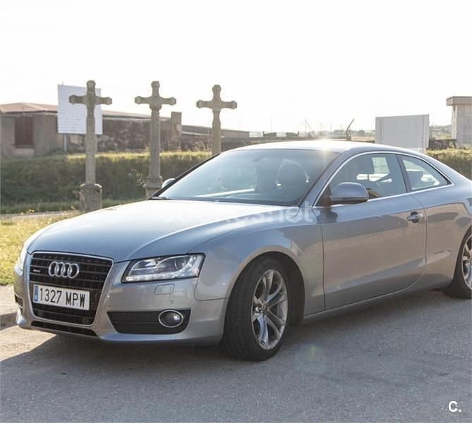 Usado Audi A5 240 CV (176 kW) 2009 Gris / plata Coupe